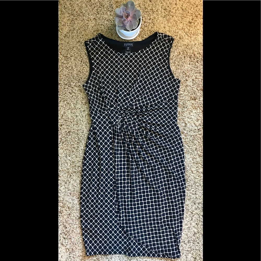 Faux Wrap Dress